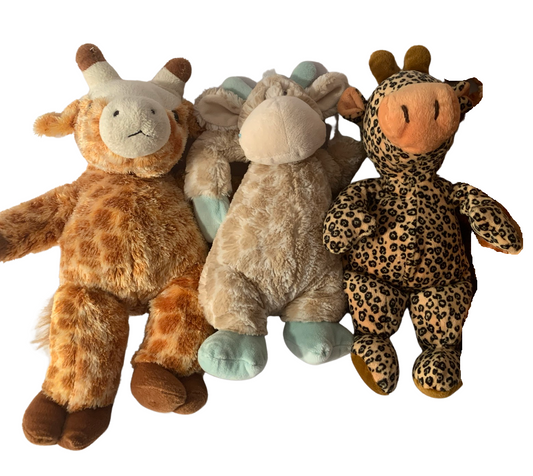 Weighted stuffed animal, plush giraffes with 3 lbs, washable weighted buddy, AUTISM SENSORY TOY,