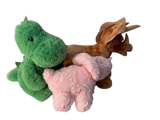 Weighted stuffed animal, dino sensory toy with 2 1/2-4 lbs, autism weighted plush dinosaurs, stegosaurus, triceratops