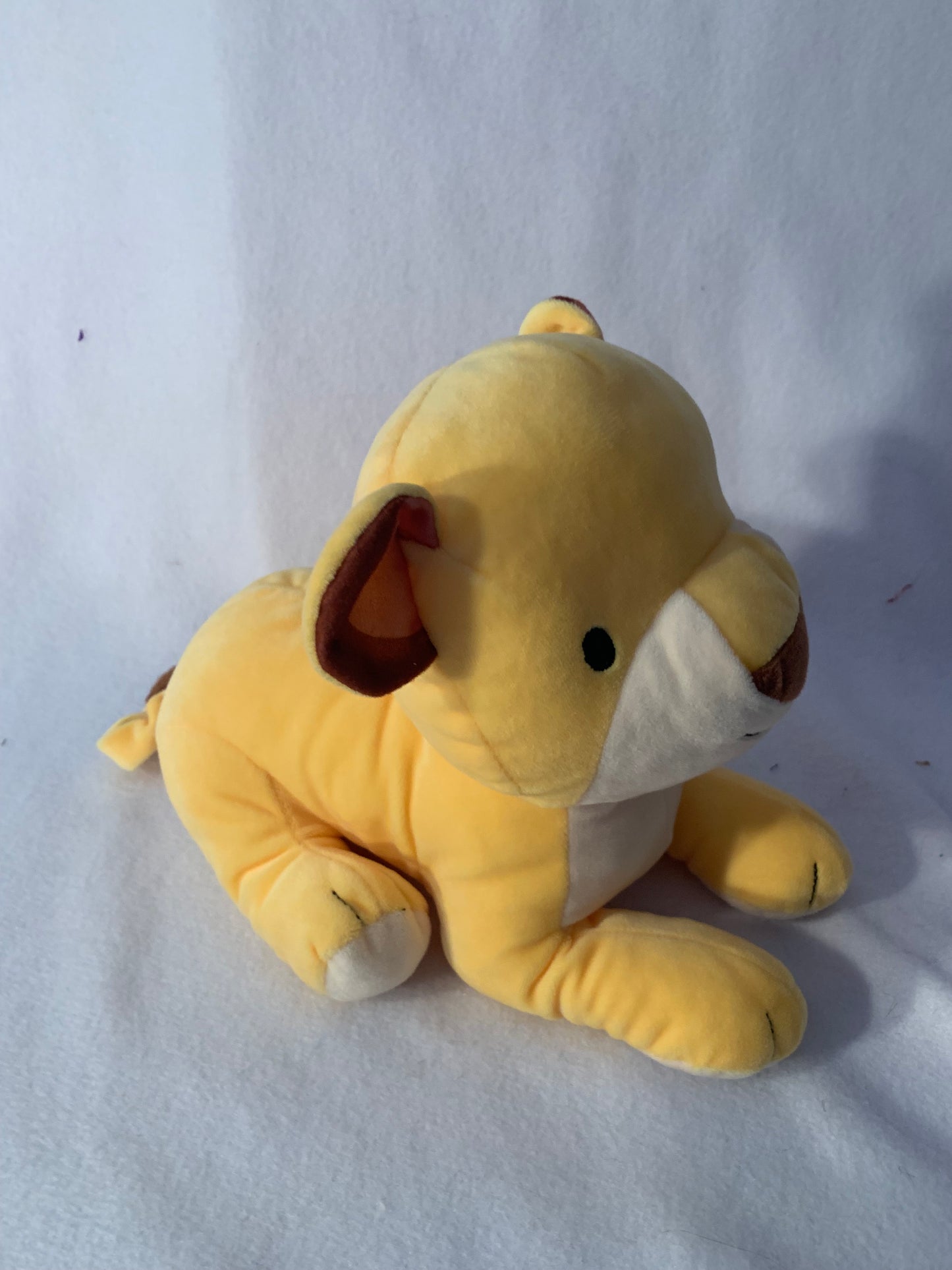 Weighted stuffed animal, duck. tiger or lion with 2 1/2 lbs, washable plush buddy