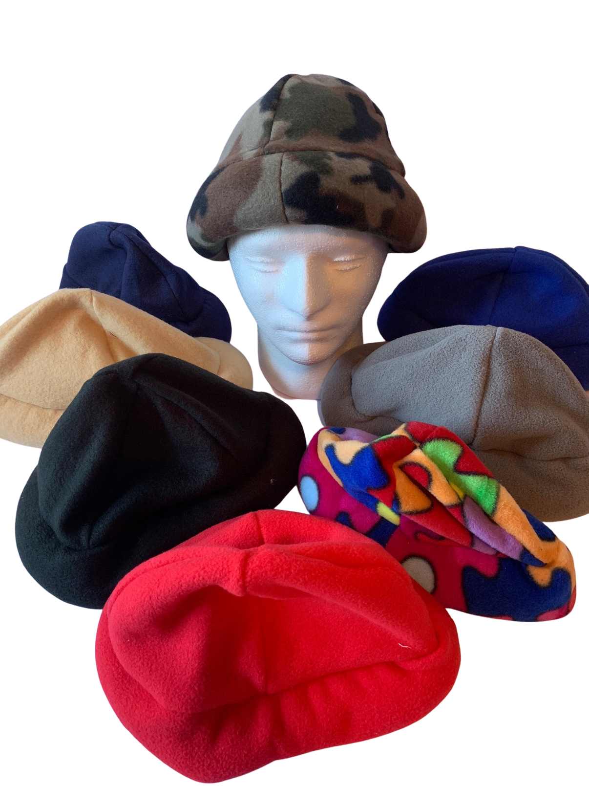 Adult weighted hats in fleece for compression, 2 lbs, AUTISM WEIGHTED ...