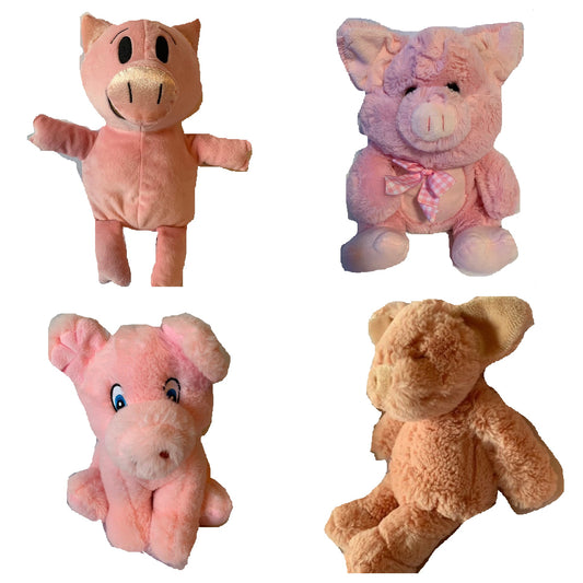 Weighted stuffed animal, pig sensory toy in 3 lbs, AUTISM PLUSH TOY, washable plush buddy