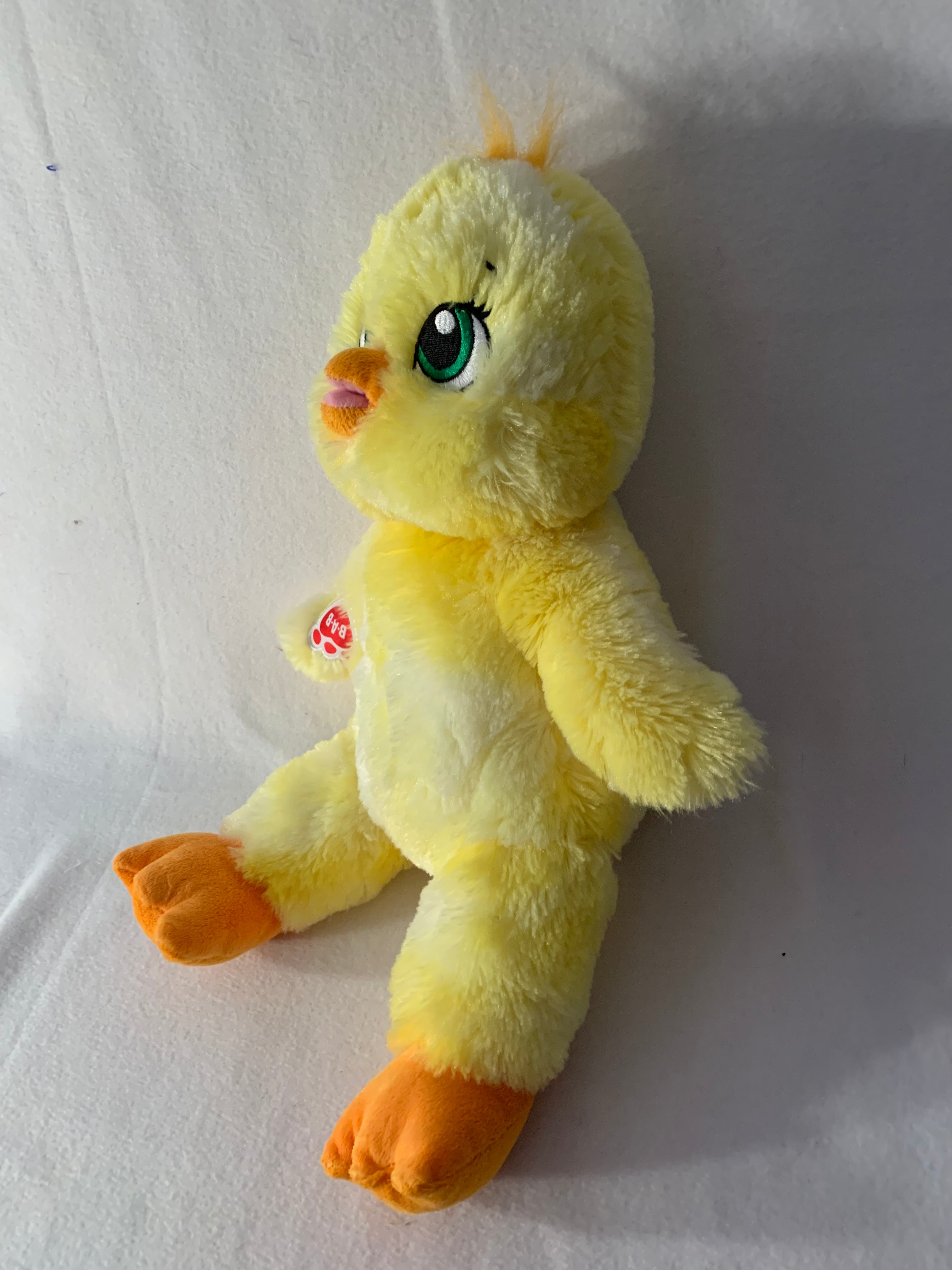 Small yellow chicken stuffed toy online children duck muppet