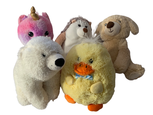 Weighted stuffed animal, dog, chick, polar bear, unicorn or hedgehog with 3 1/2 lbs, washable plush weighted buddy, autism weighted toy