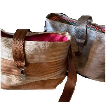 Extra Large seat belt tote for diaper bag, swim bag or weekender bag in 2 colors